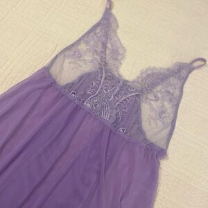 Adorable Lavender Lingerie Nightie